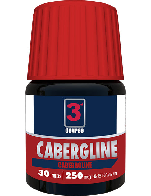 CABERGLINE : Perfect Cycle Support to reduce Stress, Anxiety, dose tolerance and Gynecomastia .