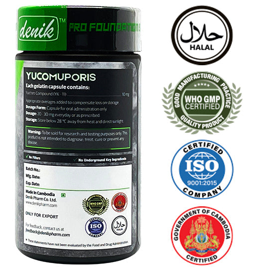 YUCOMUPORIS: Potent myostatin blocker, Yuichiro (YK-11) compound for unlimited lean mass growth, yielding a ripped, drier, and harder physique.