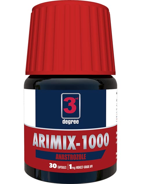 ARIMIX-1000 : ANASTROZOLE or Arimidex Powerful anti Estrogen for PCT and Cycle Support.