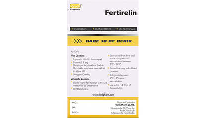 FERTIRELIN: Triptorelin to kickstart Testosterone and Sperm Production Effectively. Perfect PCT support.