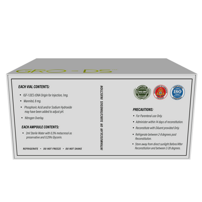 INSUGRO-DS ( IGF1 DES): Targeted Muscle Growth, Enhanced Fat Burn, and Rapid Recovery with Strongest short acting IGF-1