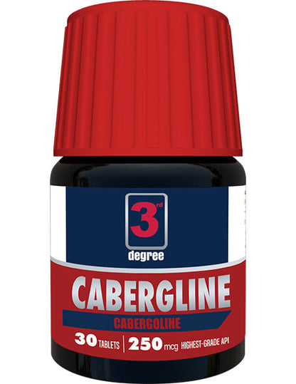 CABERGLINE : Perfect Cycle Support to reduce Stress, Anxiety, dose tolerance and Gynecomastia .