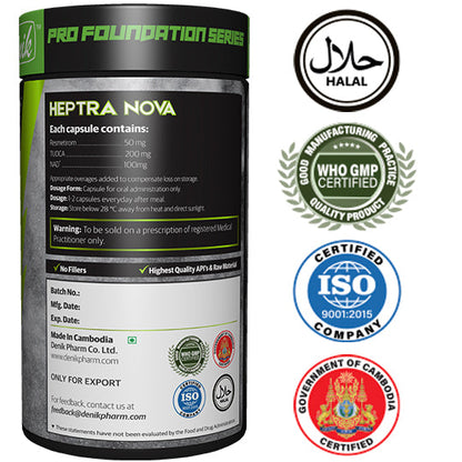 HEPTRA NOVA® | FDA-Approved Liver Support with Resmetirom, TUDCA & NAD+ (Clinically Proven for NAFLD/NASH)