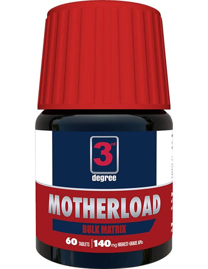 3rd-Degree's MOTHERLOAD: 140mg Every Tab, Powerful Oral Bulk Mix for Size & Mass.